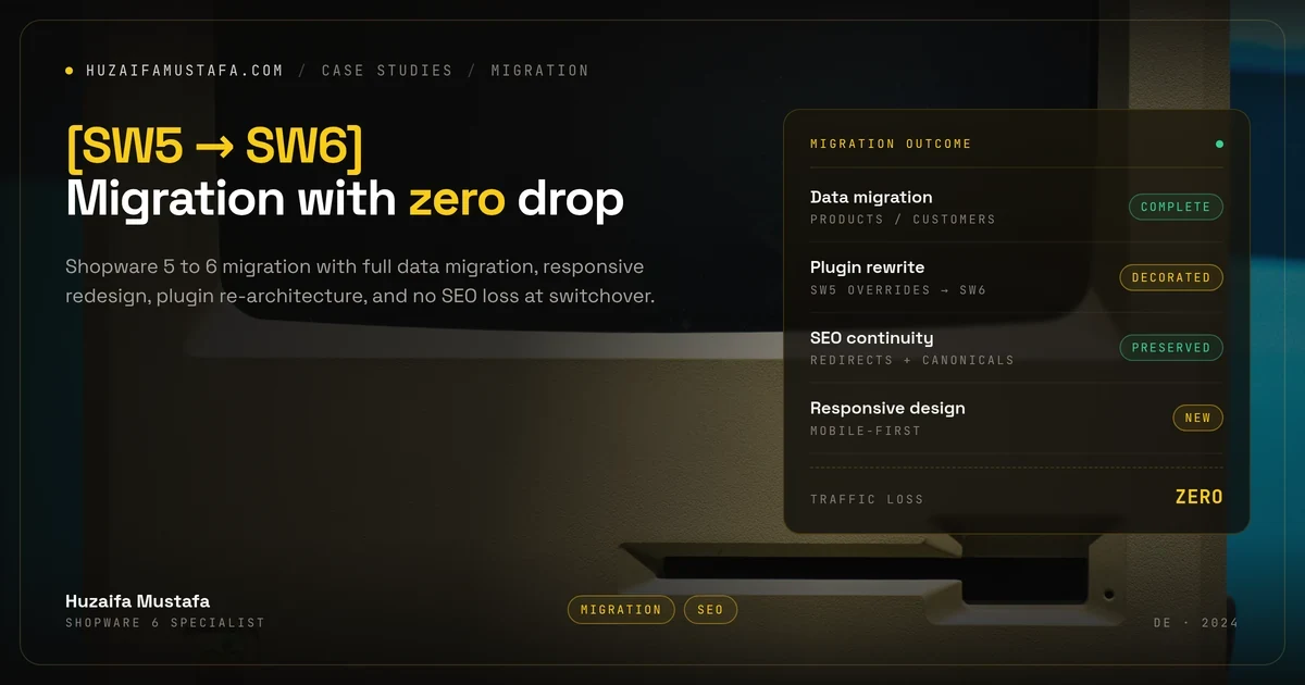 Zero-downtime migration case study cover
