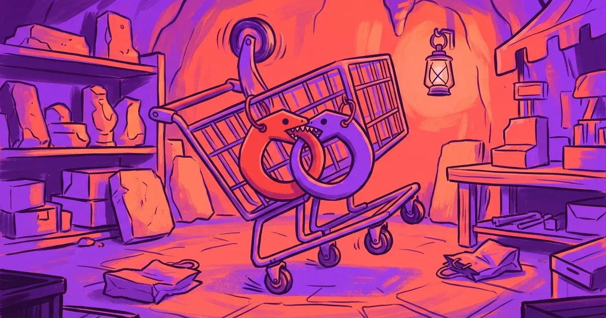 Code diff of the lineItemNotFound guard in Shopware's promotion discount removal loop