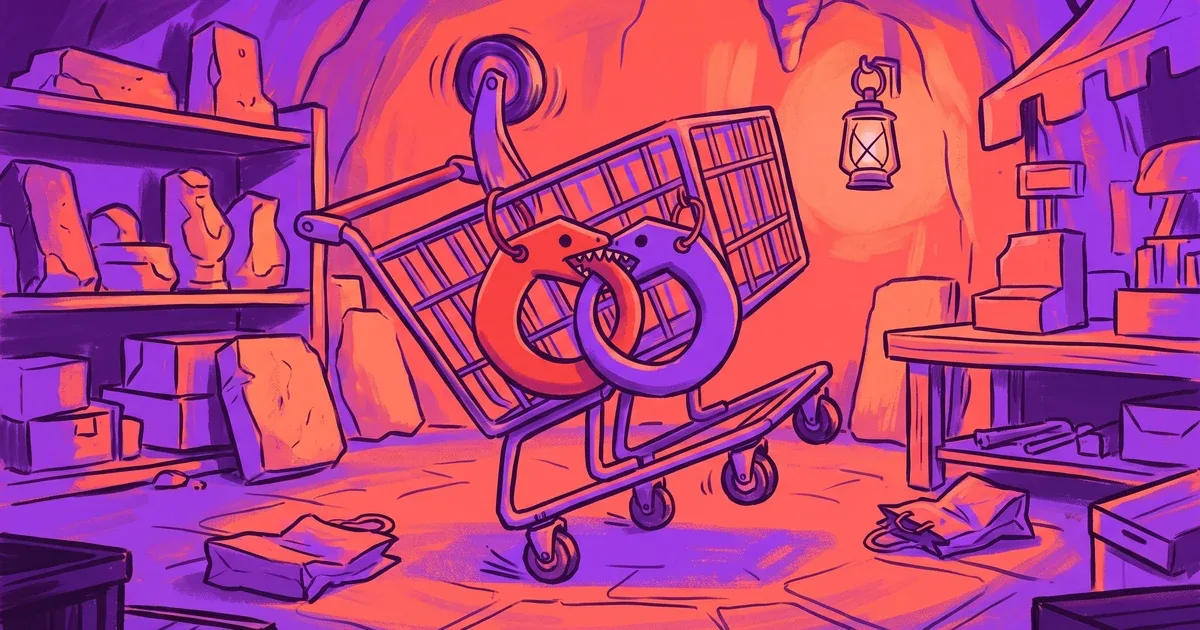 Code diff of the lineItemNotFound guard in Shopware's promotion discount removal loop